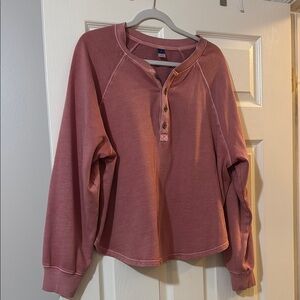 Pink Long Sleeve Old Navy Shirt